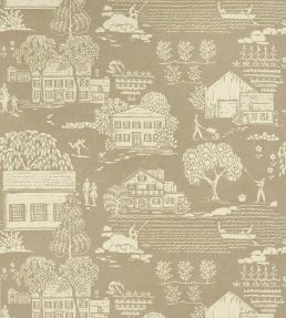 Farmingdale Wallpaper by Anna French Beige