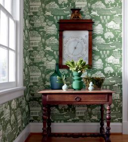 Farmingdale Wallpaper by Anna French Green