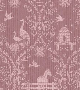 Homestead Wallpaper by Eijffinger Mauve