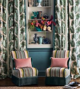 Farrah Fabric by Romo Lilac Ash