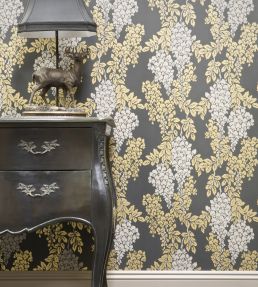 Wisteria Wallpaper by Farrow & Ball Vert De Terre