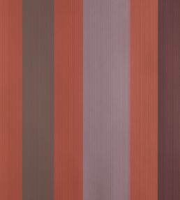 Chromatic Stripe Wallpaper by Farrow & Ball Red Earth