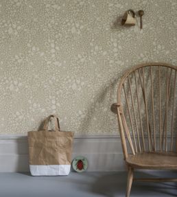 Ocelot Wallpaper by Farrow & Ball London Clay