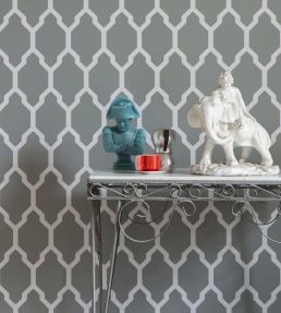 Tessella Wallpaper by Farrow & Ball Strong White