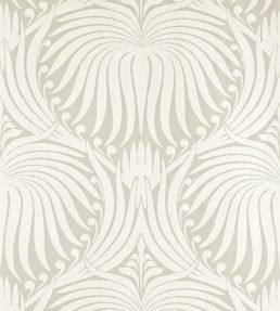 Lotus Wallpaper by Farrow & Ball Old White