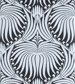 Lotus Wallpaper by Farrow & Ball Parma Grey