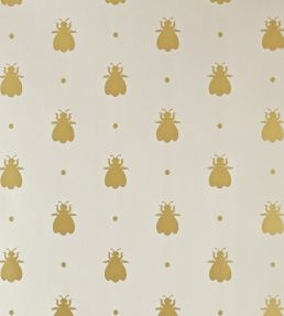 Bumble Bee Wallpaper by Farrow & Ball Light Grey