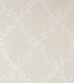 Toile Trellis Wallpaper by Farrow & Ball Stony Ground