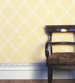 Toile Trellis Wallpaper by Farrow & Ball Calamine