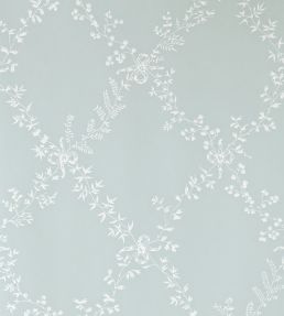 Toile Trellis Wallpaper by Farrow & Ball Pavilion Blue