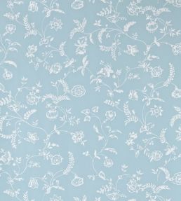 Uppark Wallpaper by Farrow & Ball Blue Ground