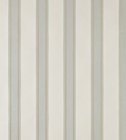 Block Print Stripe Wallpaper by Farrow & Ball Lamp Room Gray