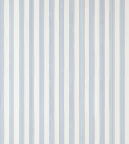 Closet Stripe Wallpaper by Farrow & Ball Lulworth Blue