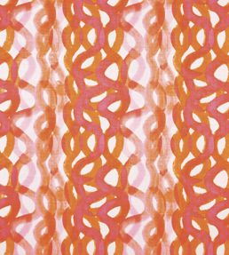 Fathom Fabric by Christopher Farr Cloth Hot Pink