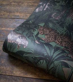 Faunacation Wallpaper by Divine Savages Hunter Green