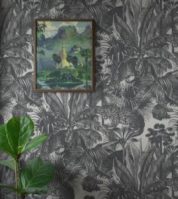 Faunacation Wallpaper by Divine Savages Monochrome