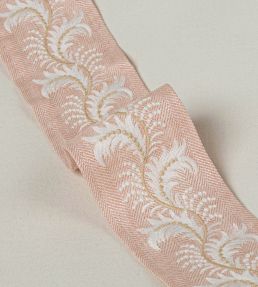 Feather Braid Trimming by Colefax and Fowler Pink