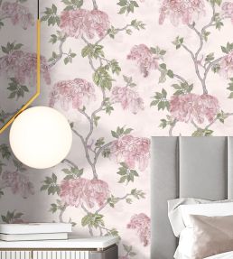Feather Palm Wallpaper by Brand McKenzie Rose