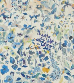 Felda Wild Fabric by Liberty Lapis