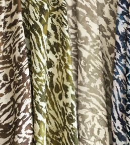 Feline Fabric by Schumacher Stone