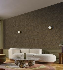 Felix Wallpaper by Casamance Amande/nacre