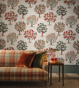Fener Grove Wallpaper by Nina Campbell Blue/Green