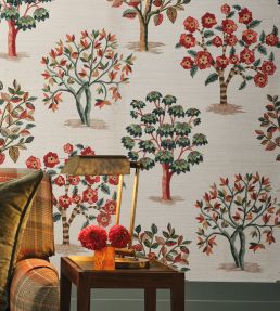 Fener Grove Wallpaper by Nina Campbell Blue/Green