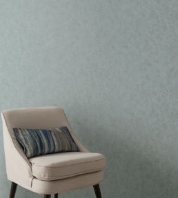 Fenton Wallpaper by 1838 Wallcoverings Duck Egg Blue