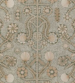 Shell Grotto Fabric by Fermoie Moss