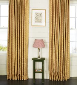 Wicker Linen Fabric by Fermoie Yellow