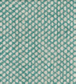 Wicker Linen Fabric by Fermoie Aqua