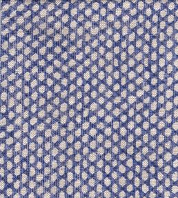 Wicker Linen Fabric by Fermoie Blueberry