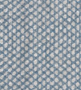 Wicker Linen Fabric by Fermoie Blue