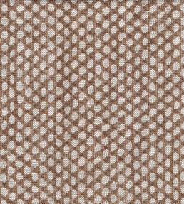 Wicker Linen Fabric by Fermoie Chocolate