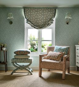 Fern Frond Fabric by Sanderson Fawn