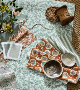 Fern Frond Fabric by Sanderson Rowanberry