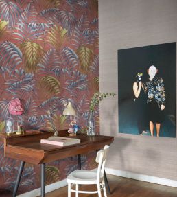 Fern Wallpaper by Jannelli&Volpi Aubergine