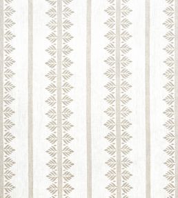 Fern Stripe Fabric by Anna French Beige
