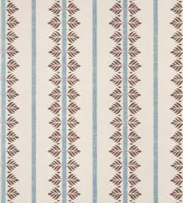 Fern Stripe Wallpaper by Anna French Brown/Slate
