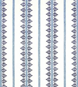 Fern Stripe Fabric by Anna French Navy