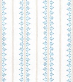 Fern Stripe Fabric by Anna French Spa Blue