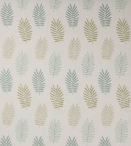 Ferndown Fabric by Jane Churchill Aqua / Leaf