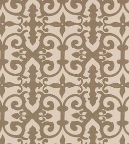 Ferne Park Wallpaper by Schumacher Berber Brown