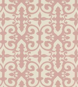 Ferne Park Wallpaper by Schumacher Pink