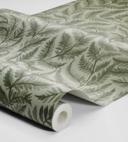 Ferns Wallpaper by Borastapeter Green