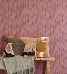 Festival Diamond Wallpaper by Eijffinger Red