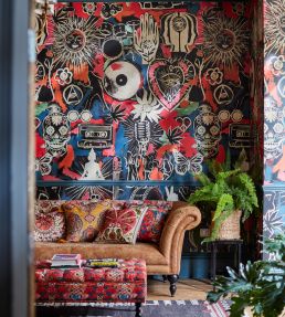 Festival Memories Wallpaper by MINDTHEGAP Red Pink