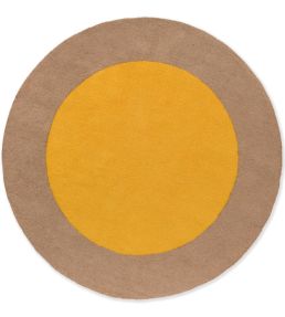 Brink & Campman Festival Round rug Yellow 496306150001 Yellow