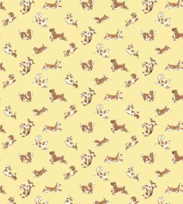 Fete De Chien Wallpaper by Scalamandre Lemon And Siena