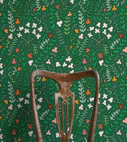 Fields of joy Wallpaper by Ottoline Green
